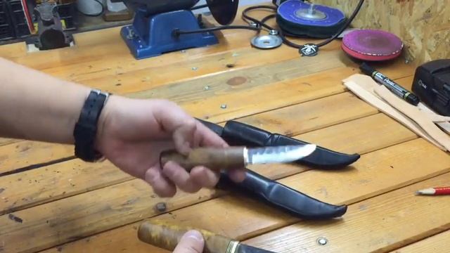 Финская пара ножей на кованных клинках Polar