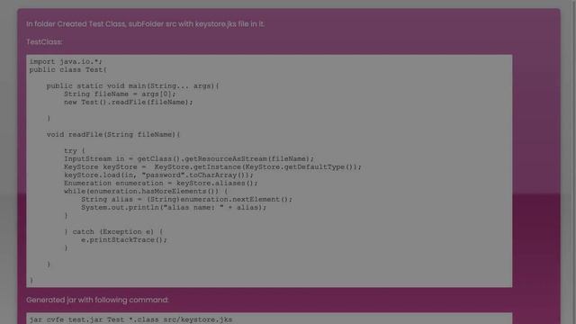 Where to put the SSL keystore (.jks) and how to access it from .jar? смотреть онлайн