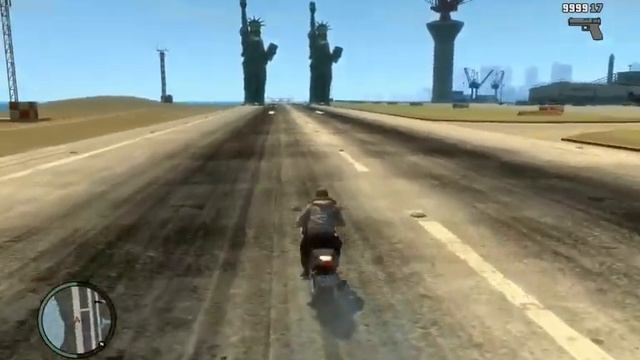 GTA 4 - прыжки на мотоциклах 8.avi смотреть онлайн