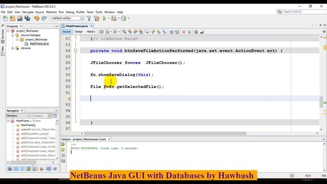 #36 Java GUI : JFilechooser to Save File смотреть онлайн