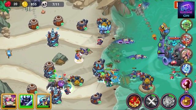 King Of Defense 2 | Level 61 | Normal 3 Star | Boss Stage | Walkthrough | Game Play | MOD APP смотреть онлайн
