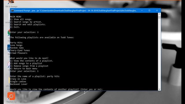 Java-based Music Library (Demo ) смотреть онлайн