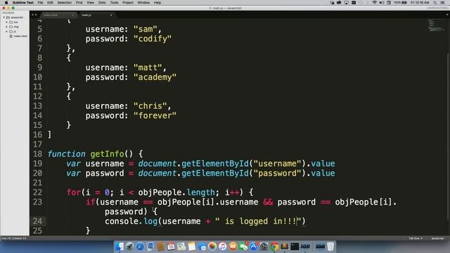 How to build a login system with JavaScript смотреть онлайн