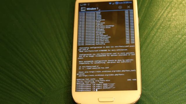 Run Arch Linux on Android смотреть онлайн