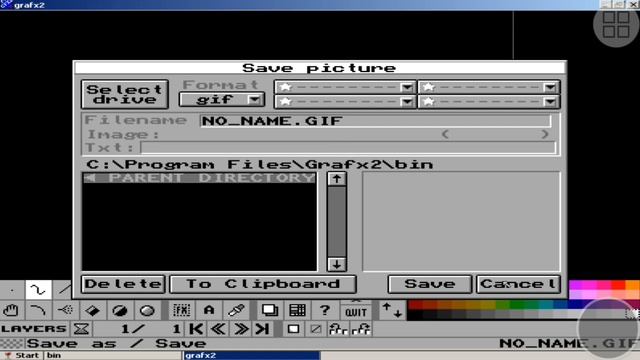 GrafX2 PC | Bitmap Paint Di Exagear Windows Emulator смотреть онлайн