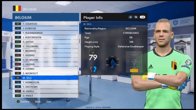 PES2017_Skuad Belgium Euro 2020 : Final 26 _ Man Team смотреть онлайн