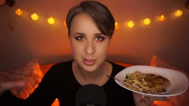 АСМР ИТИНГ - Уютный Расслабляющий Ужин ? ASMR Romantic Eating