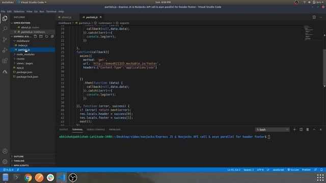 Build A Simple Website With ExpressJS & Nunjucks Using API Endpoint's смотреть онлайн