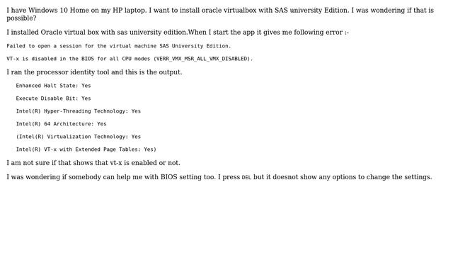 No Hyper-v for windows home edition? Can i still install Oracle virtual box? смотреть онлайн