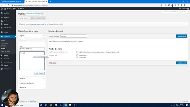 Mostrar ShortCodes en los Menús de WordPress - Tutorial del plugin Shortcode in Menus смотреть онлайн