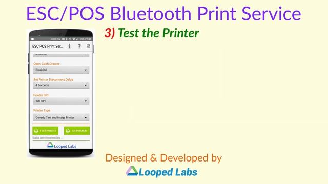 ESC/POS Bluetooth Print Service смотреть онлайн