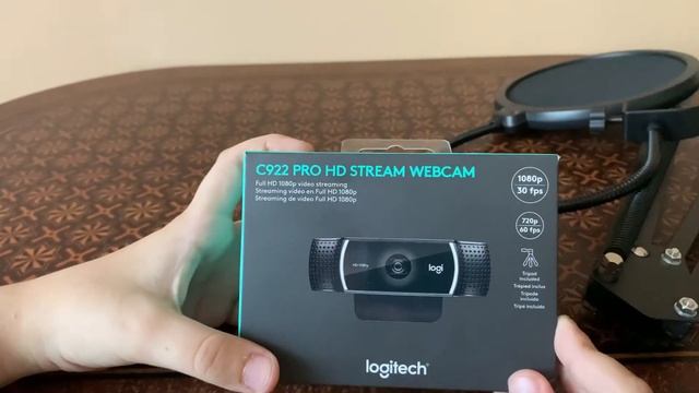 Распаковка студийного оборудования. Веб-камера Logitech C922 Pro HD Stream Webcam. смотреть онлайн