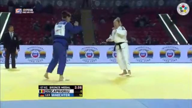 Judo Grand Prix Tbilisi 2015 Bronze -57kg CAPRIORIU Corina (ROU) vs. WAECHTER Viola (GER) смотреть онлайн