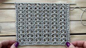 Идеально для лета! Ажурные рельефные полоски спицами