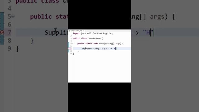 Lambda exp. and Supplier functional interface - JAVA смотреть онлайн