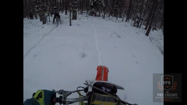 Предновогодняя истерия, полный круг трассы Spb Pro Enduro смотреть онлайн