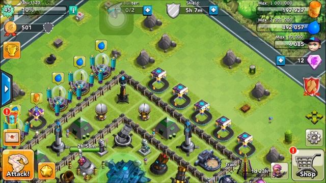 X War Clash Of Zombies - Base Desing For Space Ship Lvl 6-7