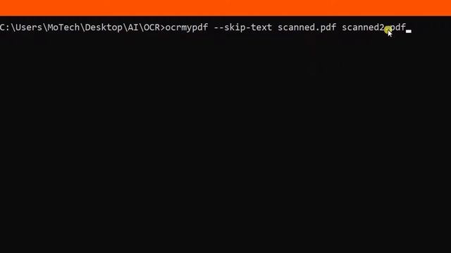 OCRmyPDF throws WinError -The system cannot find the file specified смотреть онлайн