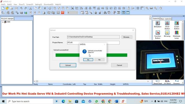 Samkoon Hmi Program Upload & Download Process смотреть онлайн