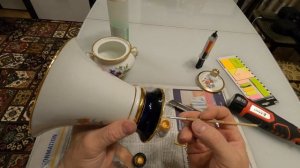 как склеить разбитый  фарфор  незаметно