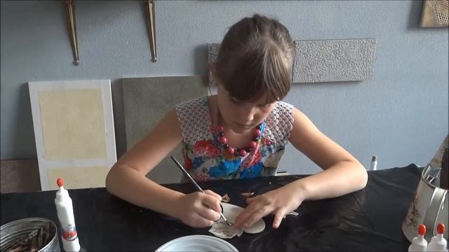 Декупаж сердечка.Мастер-класс с Никой Погосовой. смотреть онлайн