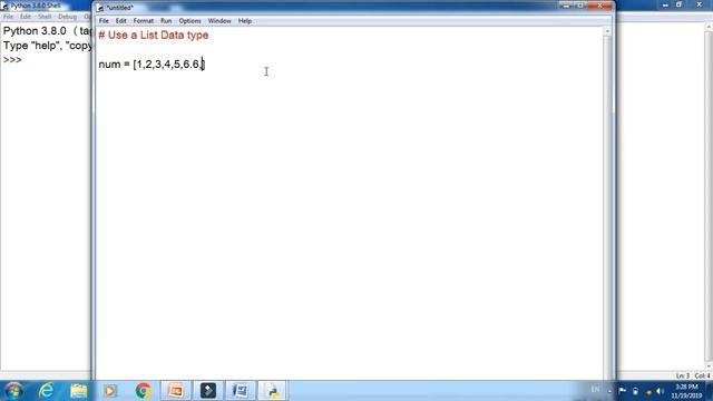 Python 3.8 == Work Shop Part #2 == List Introduction Part 01 смотреть онлайн
