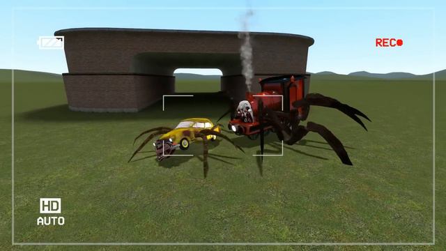 ALL MONSTER CURSED THOMAS, CURSED BUS, CURSED CHARLES, CURSED CAR EATER in Garry's Mod! смотреть онлайн