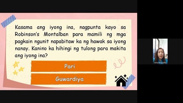 CLASS OBSERVATION 2 FOR GRADE 1/ 4TH QUARTER / MA'AM REM