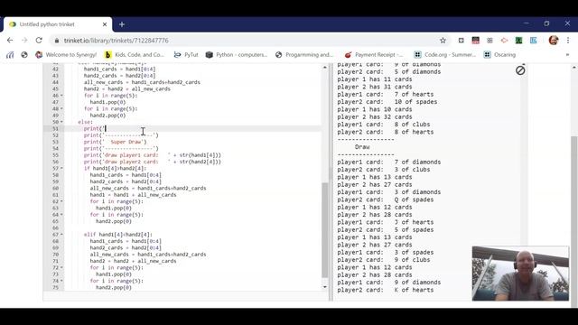 War Card Game Handling a Super Draw смотреть онлайн