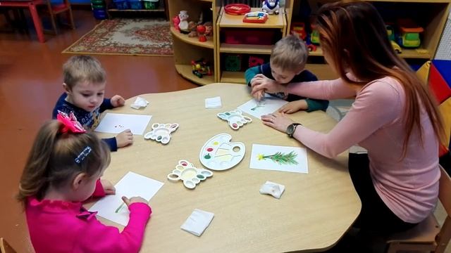 Видео - урок нетрадиционное рисование с детьми 2-3 лет. смотреть онлайн