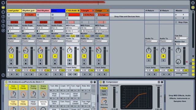 My first guitar tune using Ableton Live Lite 8 Fender Edition смотреть онлайн