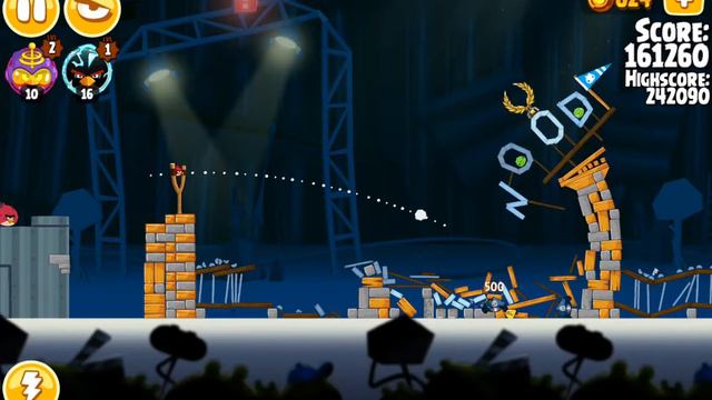 Angry Birds Seasons-Piggywood Studios Level {1-1} Three Star Walkthrough смотреть онлайн