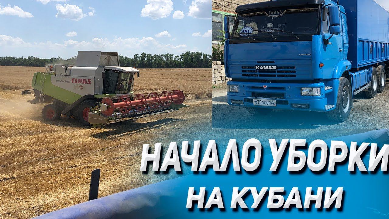 Начало уборки на Кубани КАМАЗ 5320 смотреть онлайн