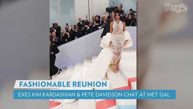 Exes Kim Kardashian and Pete Davidson Have Friendly Run-in at 2023 Met Gala | PEOPLE смотреть онлайн