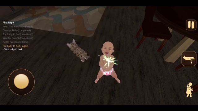 Baby in Pink Horror Game : Scary Babysitting Games - Gameplay Walkthrough Part 1 - Night 1 & 2 смотреть онлайн