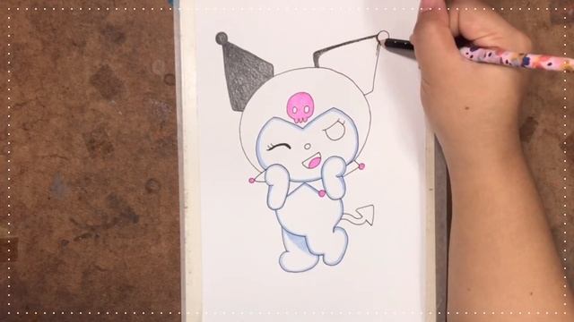 How to Draw Kuromi Cute Easy Drawing สอนวาดรูปคุโรมิง่ายๆ สอนวาดรูปตัวการ์ตูน Sanrio EP.423 смотреть онлайн