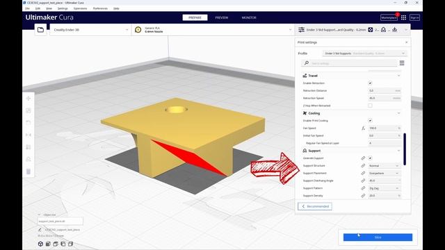 Easy To Remove Supports In Cura смотреть онлайн