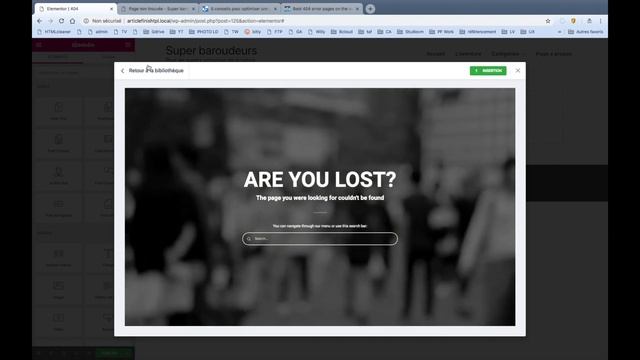 Créer (rapidement) une Page 404 redoutablement efficace avec #Elementor смотреть онлайн