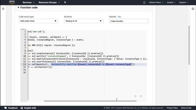 Scheduled EC2 Instance Type Modification using Lambda and CloudWatch Events смотреть онлайн