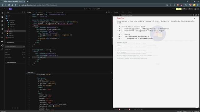 React Js Login and Registration Form Tutorial смотреть онлайн