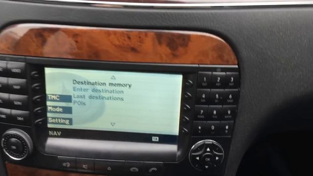 Mercedes W220 S Class S320 cdi Comand Sat nav Stereo user guide walk through смотреть онлайн