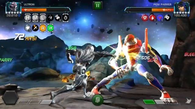 Ultron is a GREAT OPTION for EOP Peni Parker Boss!! Double objectives!?Almost a SOLO!! смотреть онлайн
