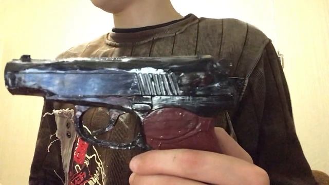Пистолет Макарова ПМ из картона (своими руками) смотреть онлайн