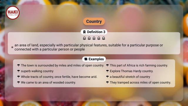 COUNTRY | Phát âm - Giải nghĩa - Ví dụ | Từ vựng tiếng Anh смотреть онлайн