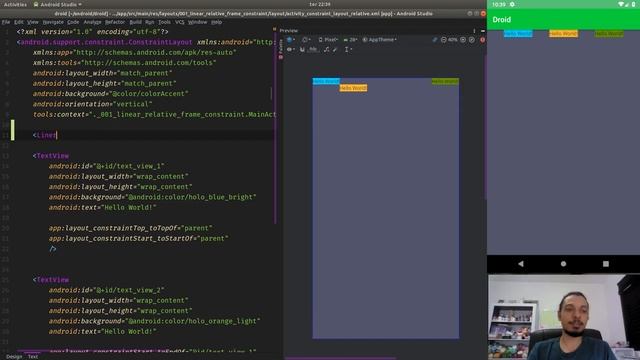 QUANDO DEVO USAR CONSTRAINT LAYOUT OU RELATIVE/LINEAR? смотреть онлайн