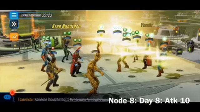 Marvel Strike Force - Fear The Darkness Gameplay - Node 8 смотреть онлайн