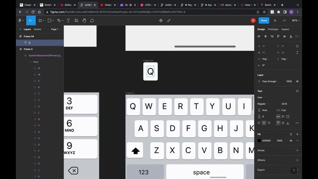 How to create iPhone keyboards in Figma смотреть онлайн