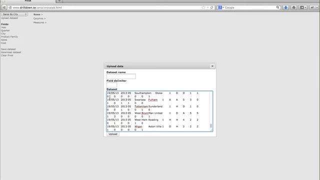 Javascript Crosstab / Pivot смотреть онлайн