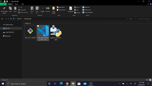 Introduction to Python Programming - Tutorial 3 || Installing Python, VS Code and GIT Bash. смотреть онлайн
