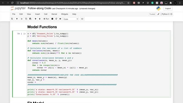 Entry-Level Machine Learning Project in Python: Linear Regression смотреть онлайн